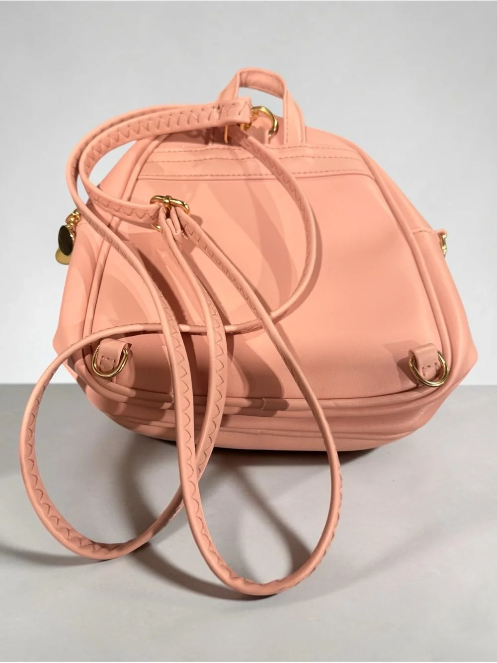 Kids Pink KKXIU Bow Accent Crossbody Or Backpack Bag with 'T' Patch